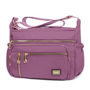 Crossbody Bag, Nylon Shoulder Purse Handbag Messenger Bag, Trendy C :v